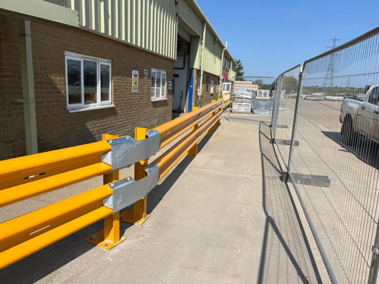 Armco Barrier Installation & White Lining