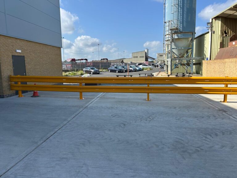 Armco Barrier Installation & White Lining